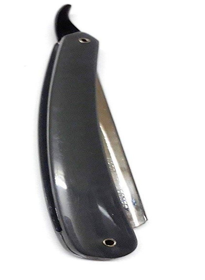 Hesch 9 stainless steel straight edge barber razor for men, plastic handle straight edge razor for men - Image 3